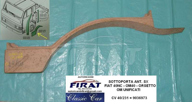 SOTTOPORTA FIAT 40NC OM40 ORSETTO SX 9036973